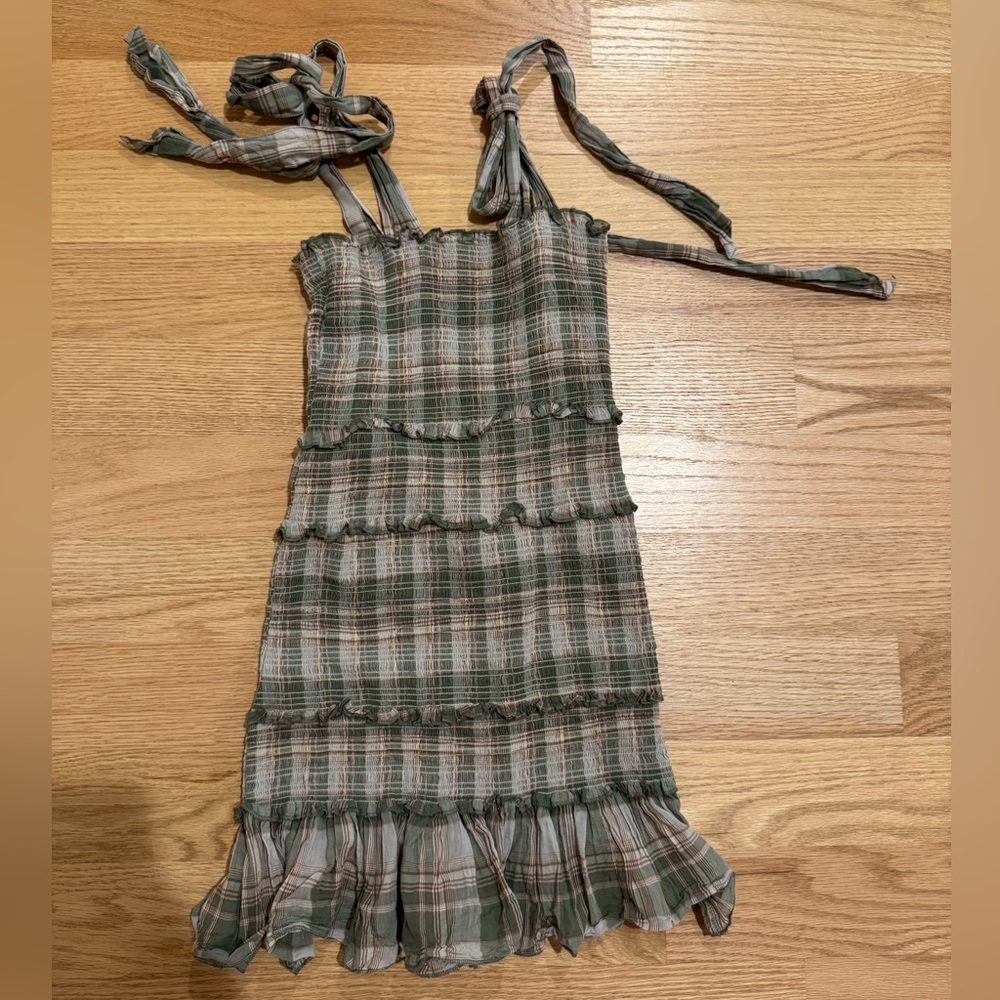 Mable Plaid Dress